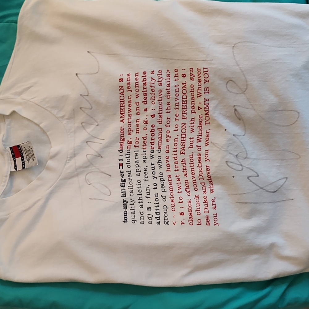 Tommy Hilfiger Autographed Tee
